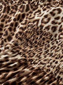 NAME IT Lang Nederdel Vinaya Black Leopard